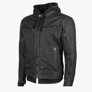 Straight Savage 2.0 motorcycle riding jacket with CE armor and reflective trim