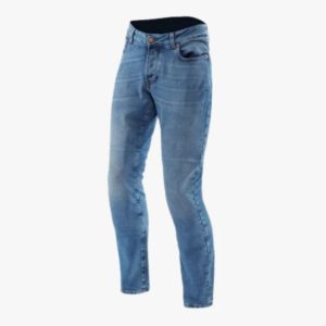 Dainese 5-Pocket Denim Regular Tapered Motorcycle Riding Pants with CE Armor