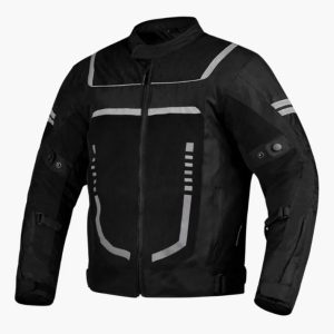 Lightweight Black Motorcycle Riding Jacket