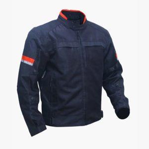 Red and Black Mesh Motorcycle Riding Jacket