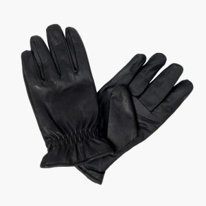 Deer Leather Motorcycle Gloves with Gator Liner for Winter Riding